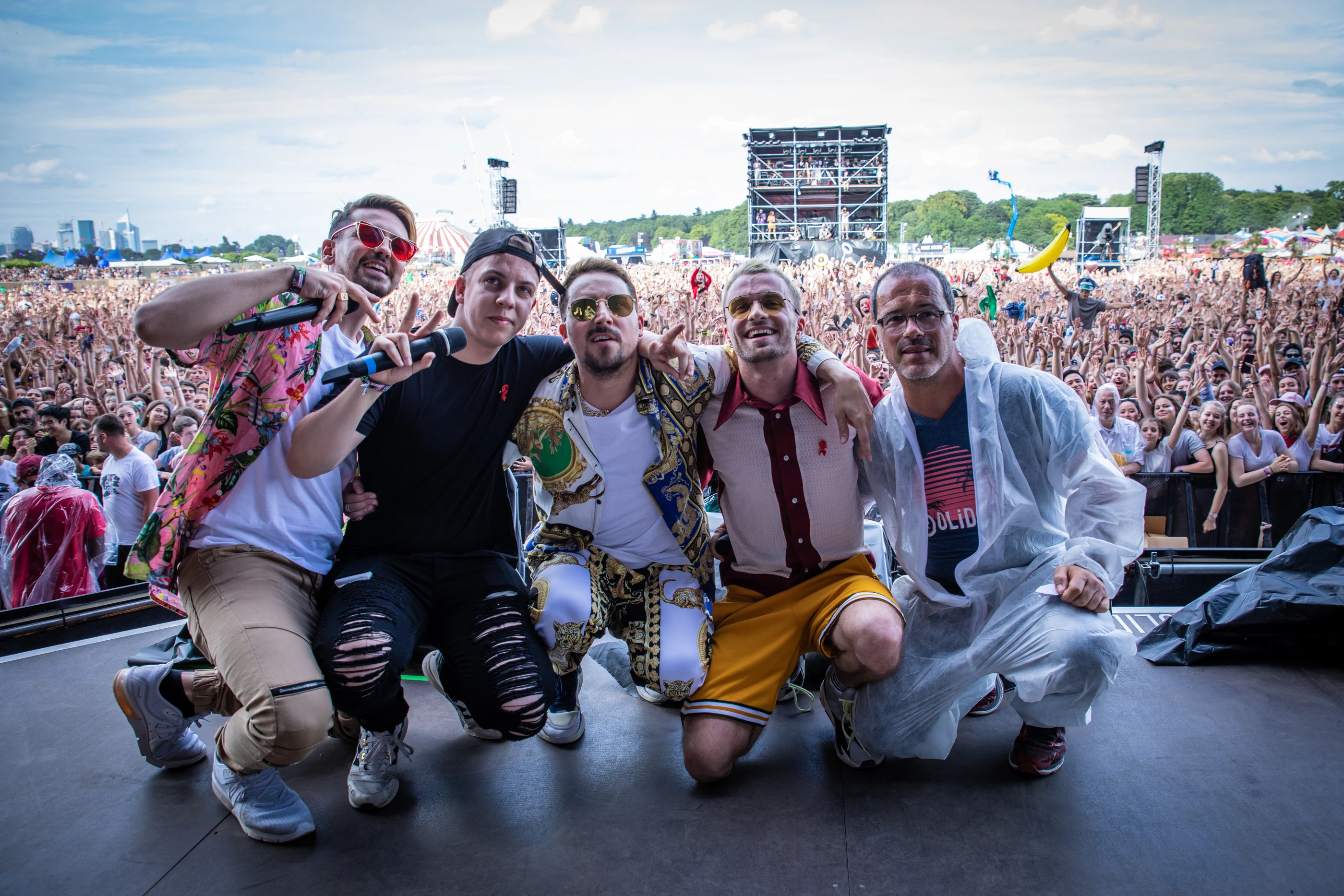 Solidays : Sur la scène
